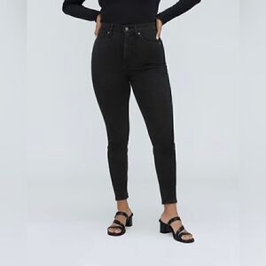 NWT Everlane The Curvy Way-High® Skinny Jean in Ash Size 26 Ankle